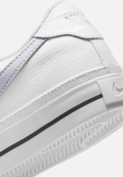 Nike - Court legacy - white/pure violet-black-team orange