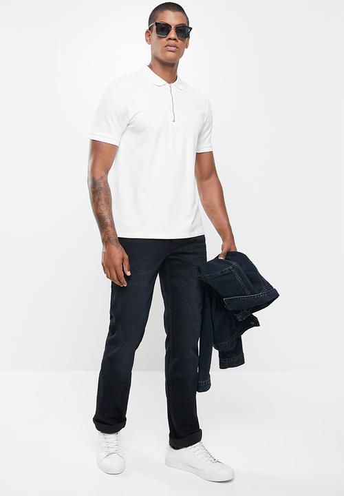 GUESS - Datson slim straight stretch denim - datson wash