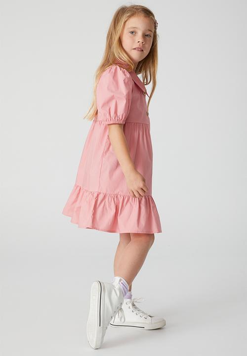 Cotton On - Jamala short sleeve dress - musk rose