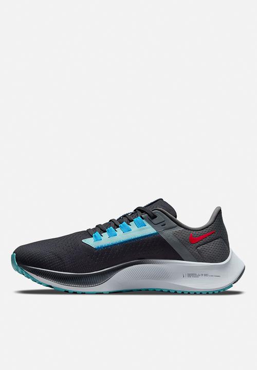 Nike - Air Zoom Pegasus 38 le - dk smoke grey/volt-white-flash crimson