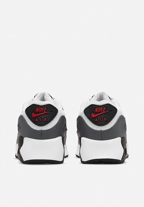 Nike - Nike air max 90 - white/university red-iron grey-black