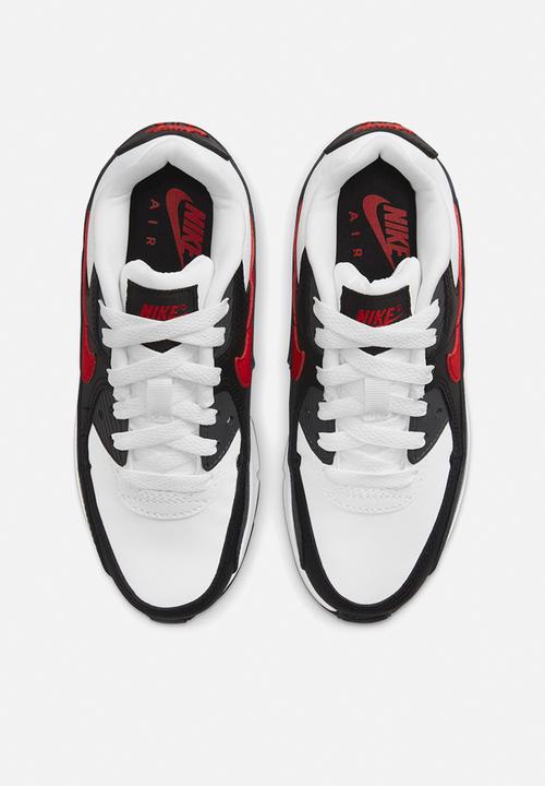 Nike - Nike air max 90 - white/university red-iron grey-black