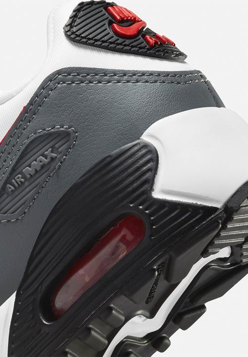 Nike - Nike air max 90 - white/university red-iron grey-black