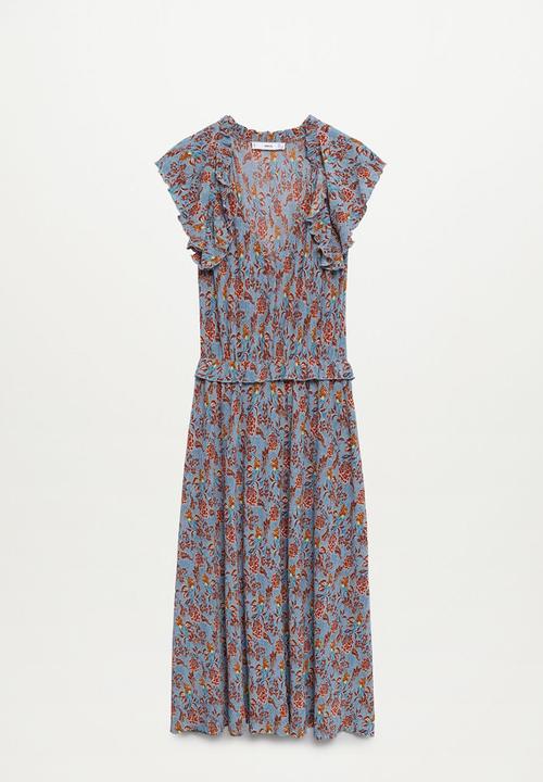MANGO - Dress graciela - medium blue