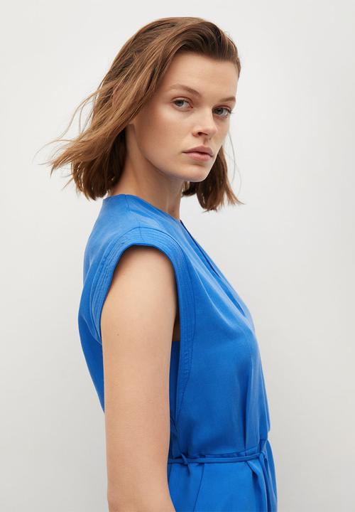 MANGO - Dress sonder - medium blue