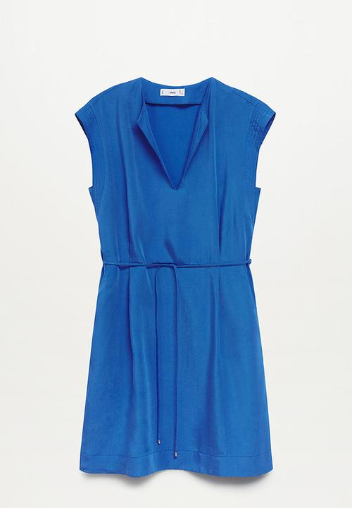 MANGO - Dress sonder - medium blue