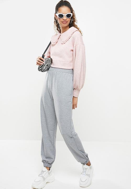 Blake - Peterpan collar pullover - blush