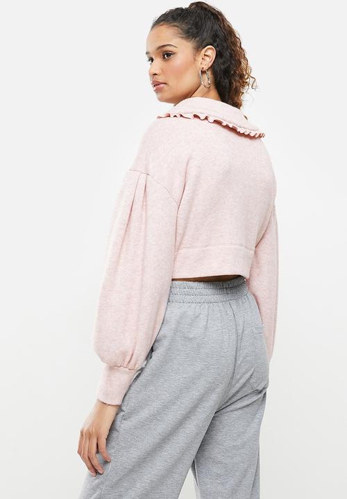 Blake - Peterpan collar pullover - blush