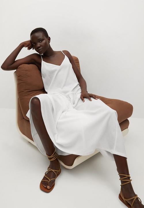 MANGO - Dress salma - white