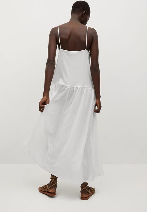 MANGO - Dress salma - white