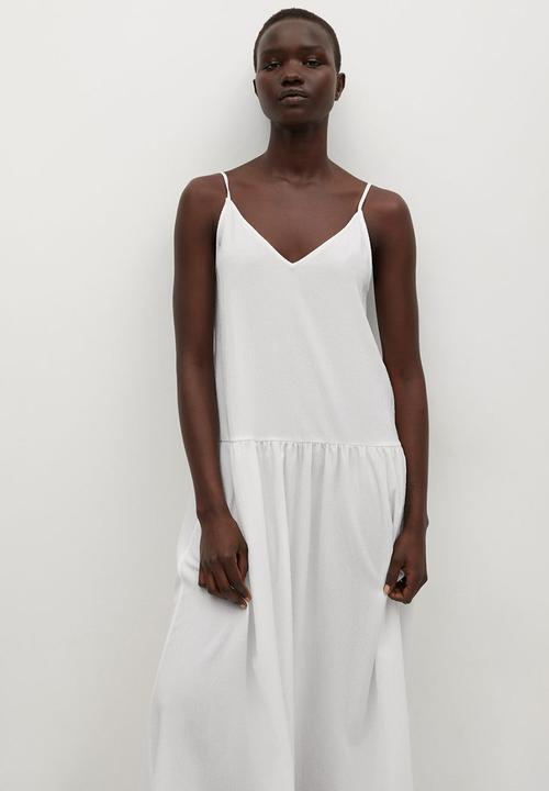 MANGO - Dress salma - white