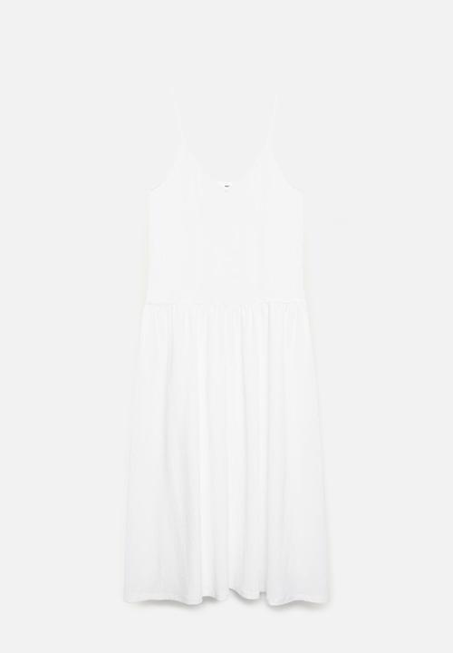 MANGO - Dress salma - white
