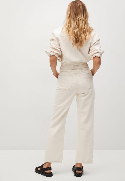 MANGO - Jeans live - light beige