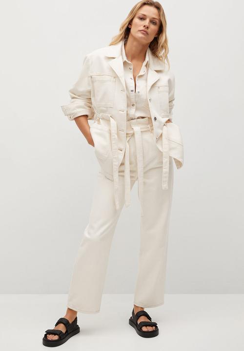 MANGO - Jeans live - light beige