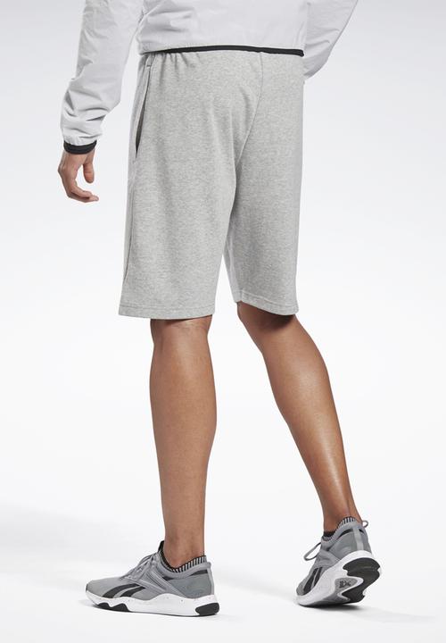 Reebok - Te melange shorts - mid grey