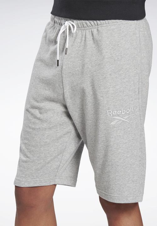 Reebok - Te melange shorts - mid grey