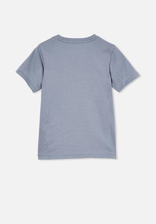 Cotton On - Core short sleeve tee - steel
