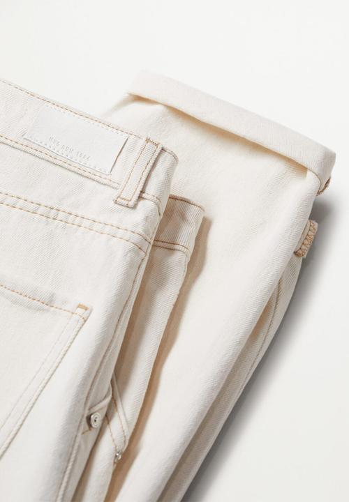 MANGO - Jeans michelle - light beige