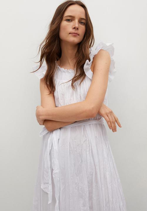 MANGO - Dress costa - white