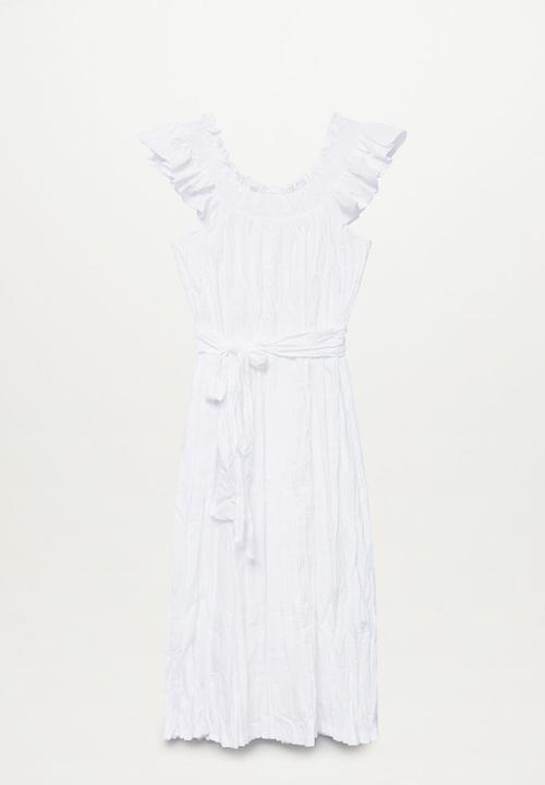 MANGO - Dress costa - white