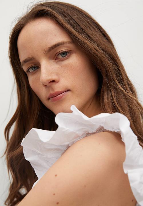 MANGO - Dress costa - white