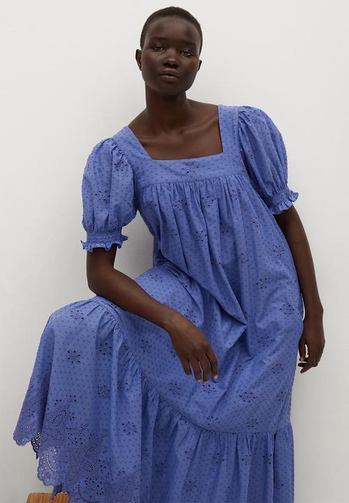 MANGO - Dress nonna - blue