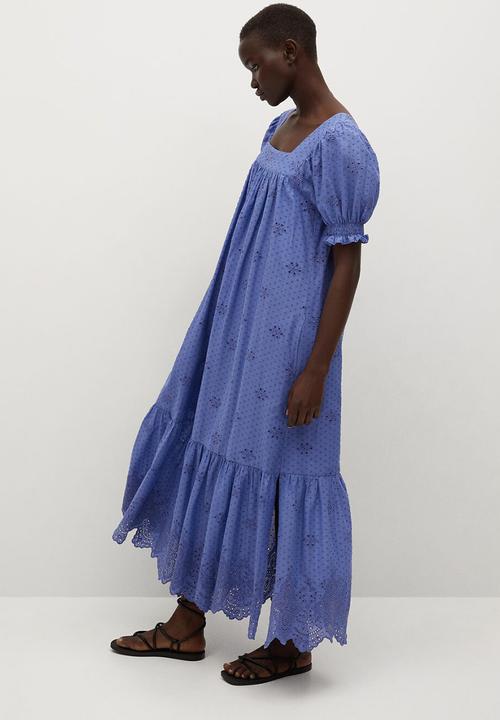MANGO - Dress nonna - blue