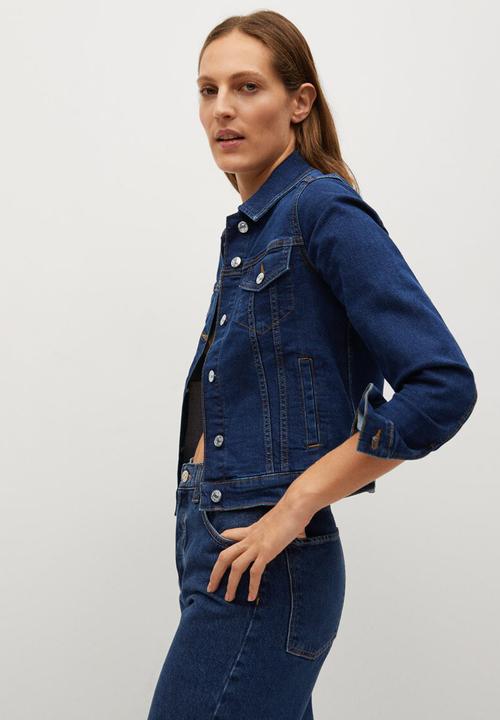 MANGO - Jacket vicky - dark blue