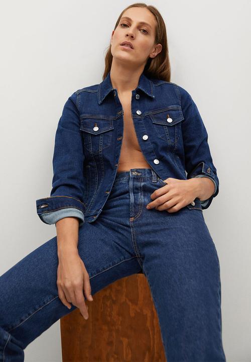 MANGO - Jacket vicky - dark blue