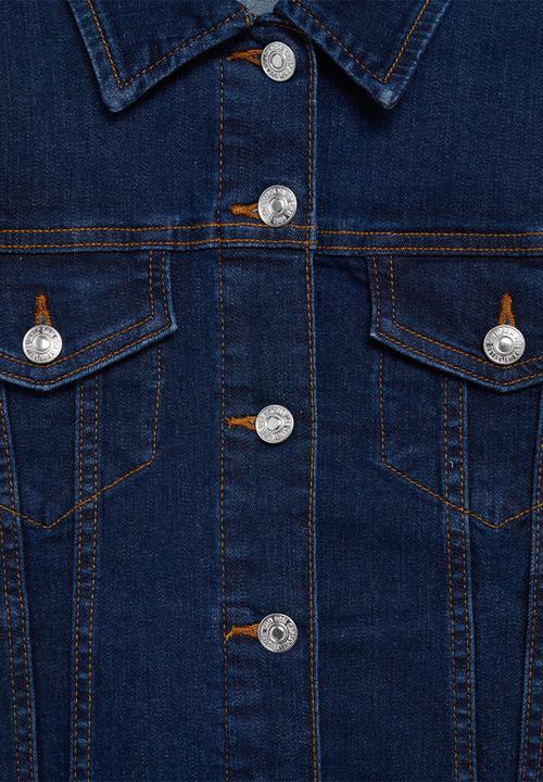 MANGO - Jacket vicky - dark blue
