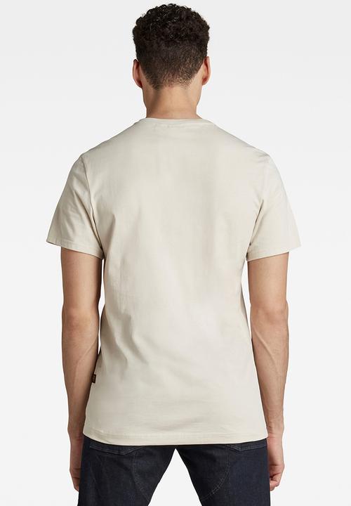 G-STAR - Base-s short sleeve tee - whitebait