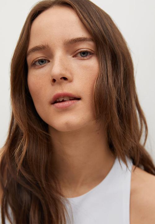 MANGO - Dress domingo - white