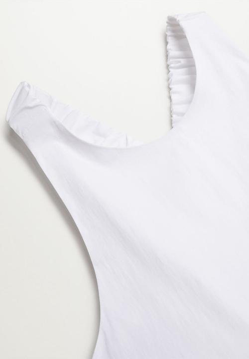 MANGO - Dress domingo - white