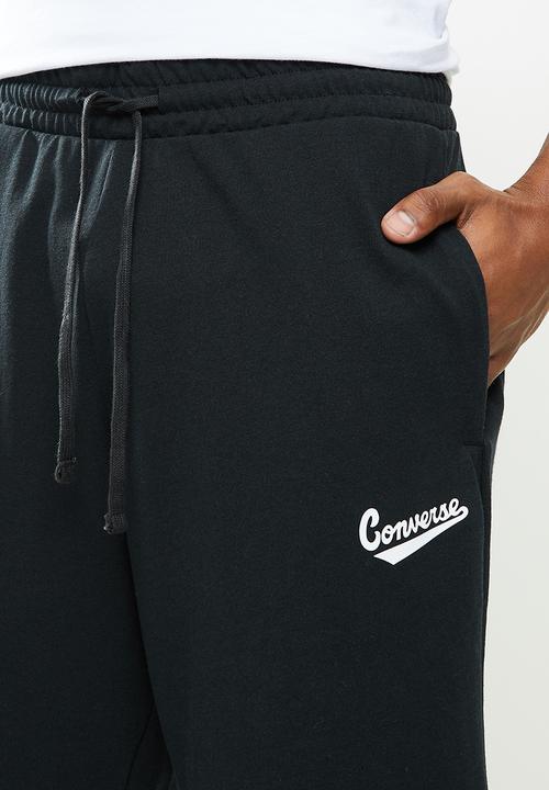 Converse - Scripted logo cotton short - converse black