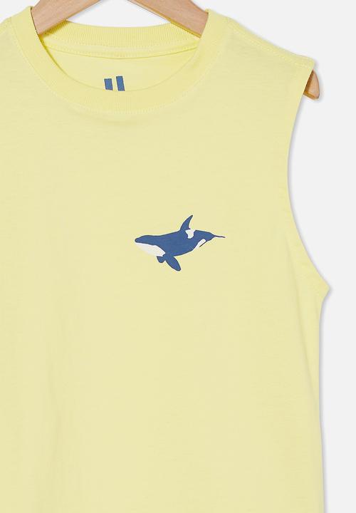 Cotton On - Otis muscle tank - yellow