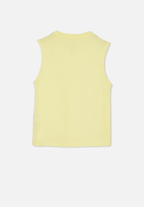Cotton On - Otis muscle tank - yellow