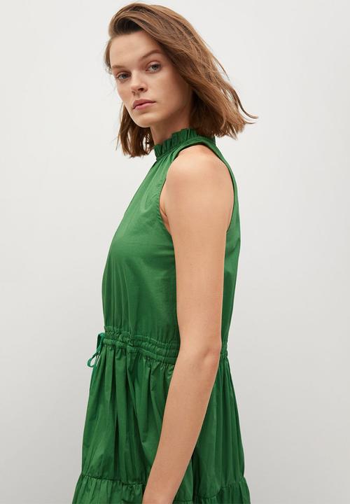 MANGO - Dress zita - green