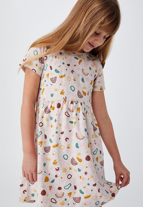 Cotton On - Freya short sleeve dress - blush marle