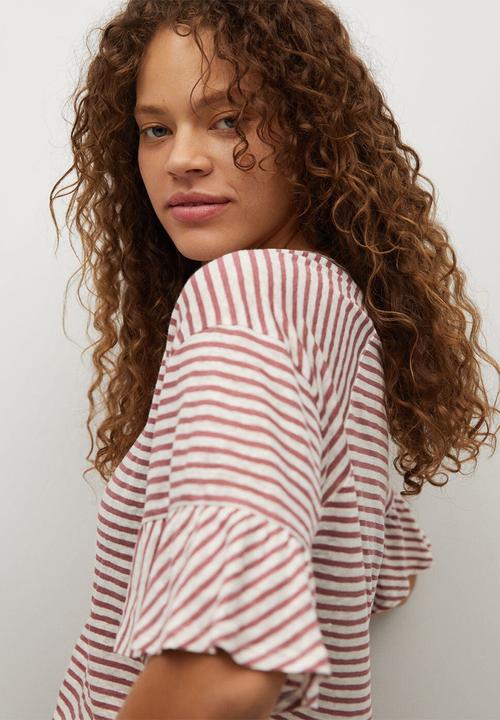 Violeta by Mango - Plus T-shirt silvery - pink