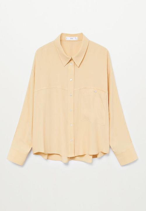 MANGO - Shirt leone - medium yellow