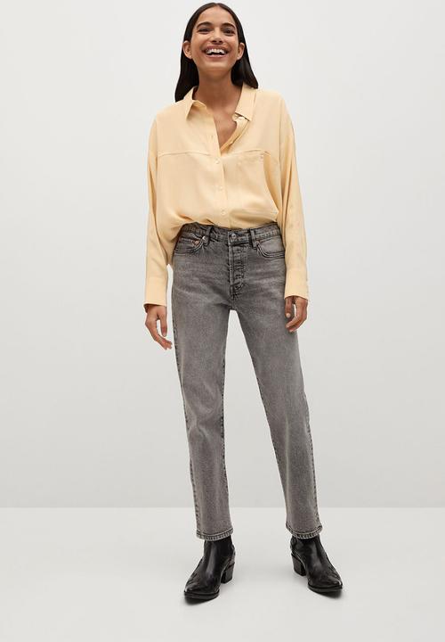 MANGO - Shirt leone - medium yellow