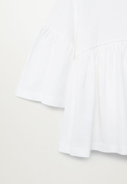 MANGO - Blouse bibi - white
