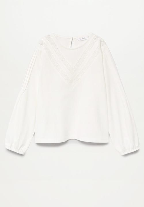 MANGO - Blouse matilda - white