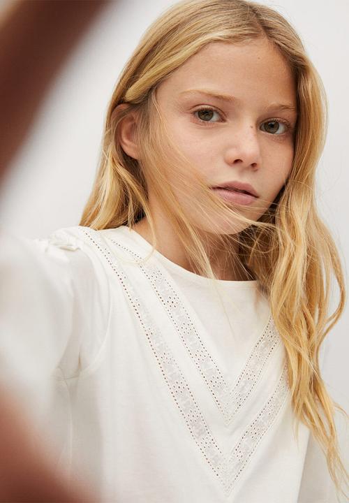 MANGO - Blouse matilda - white