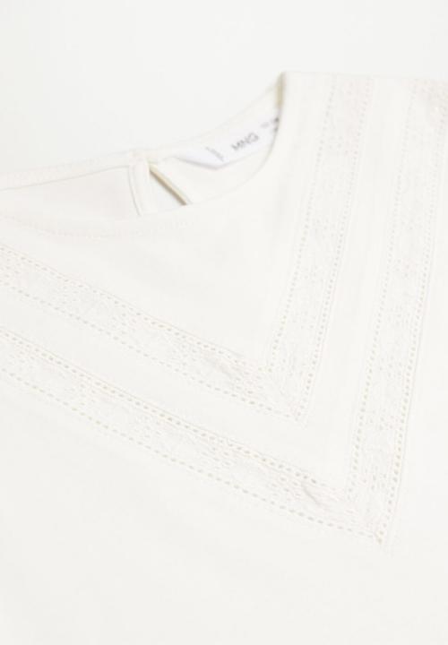 MANGO - Blouse matilda - white
