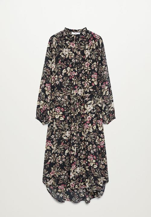 MANGO - Dress farm - black
