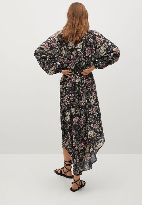 MANGO - Dress farm - black