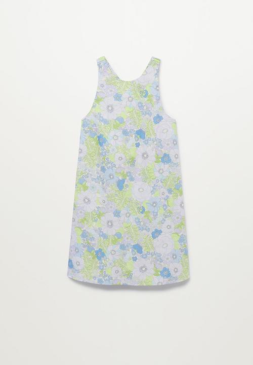 MANGO - Dress vita - light pastel blue