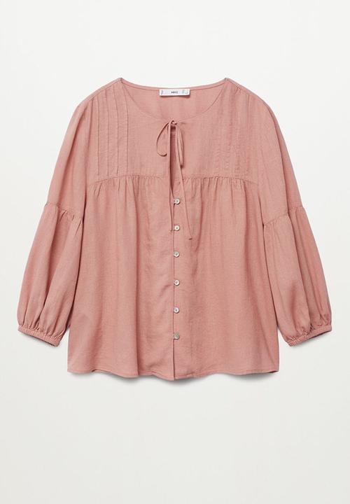 MANGO - Blouse friday - light pastel pink