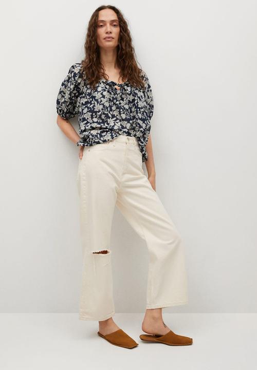 MANGO - Blouse calabasa - medium blue